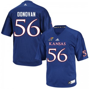 Men's Kansas Jayhawks Josh Donovan #56 Royal Alumni Jerseys 594116-117