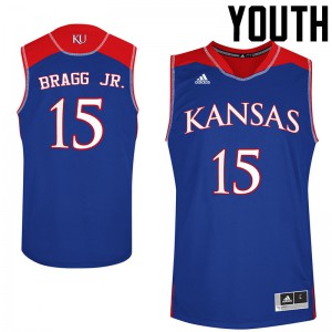Youth Kansas Jayhawks Carlton Bragg Jr. #15 Stitched Blue Jerseys 324619-308