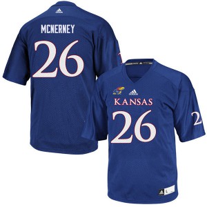 Mens Kansas Jayhawks Cody McNerney #26 Stitched Royal Jersey 364080-638