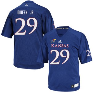 Mens Kansas Jayhawks Joe Dineen Jr. #29 Royal Official Jerseys 414572-133