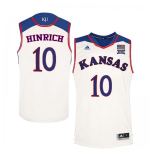 Men Kansas Jayhawks Kirk Hinrich #10 White Player Jersey 564073-334