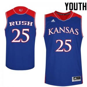 Youth Kansas Jayhawks Brandon Rush #25 Royal Alumni Jersey 165646-242